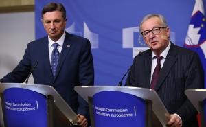 FOTO: AA / Jean-Claude Juncker održao sastanak s predsjednikom Slovenije Borutom Pahorom